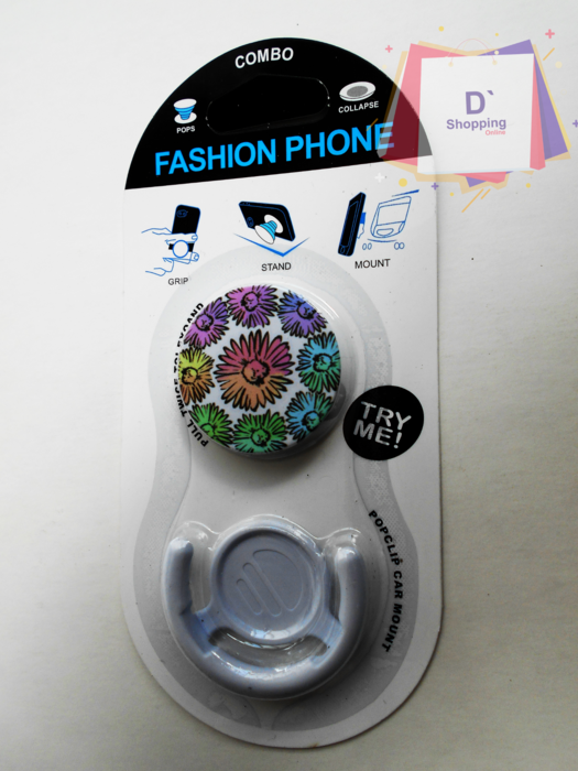 Cotton Candy Pink Panda (Immagini generate da AI) DALLEful! PopSockets PopGrip Intercambiabile